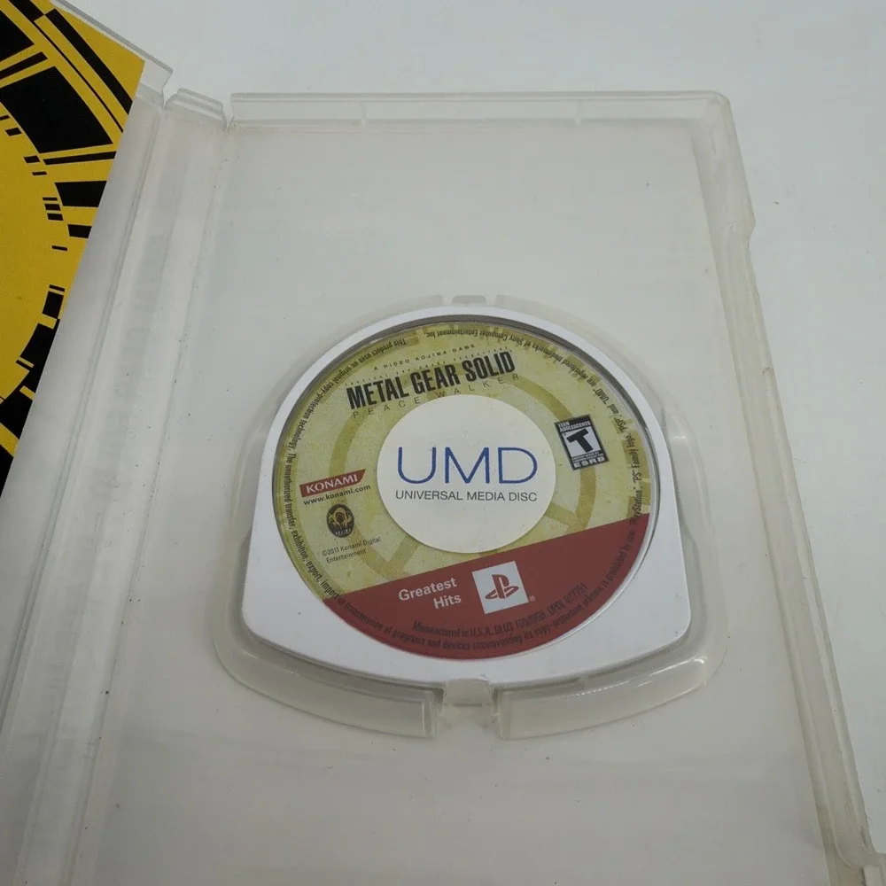 Metal Gear Solid: Peace Walker (Sony PSP, 2010) CIB Complete Greatest Hits